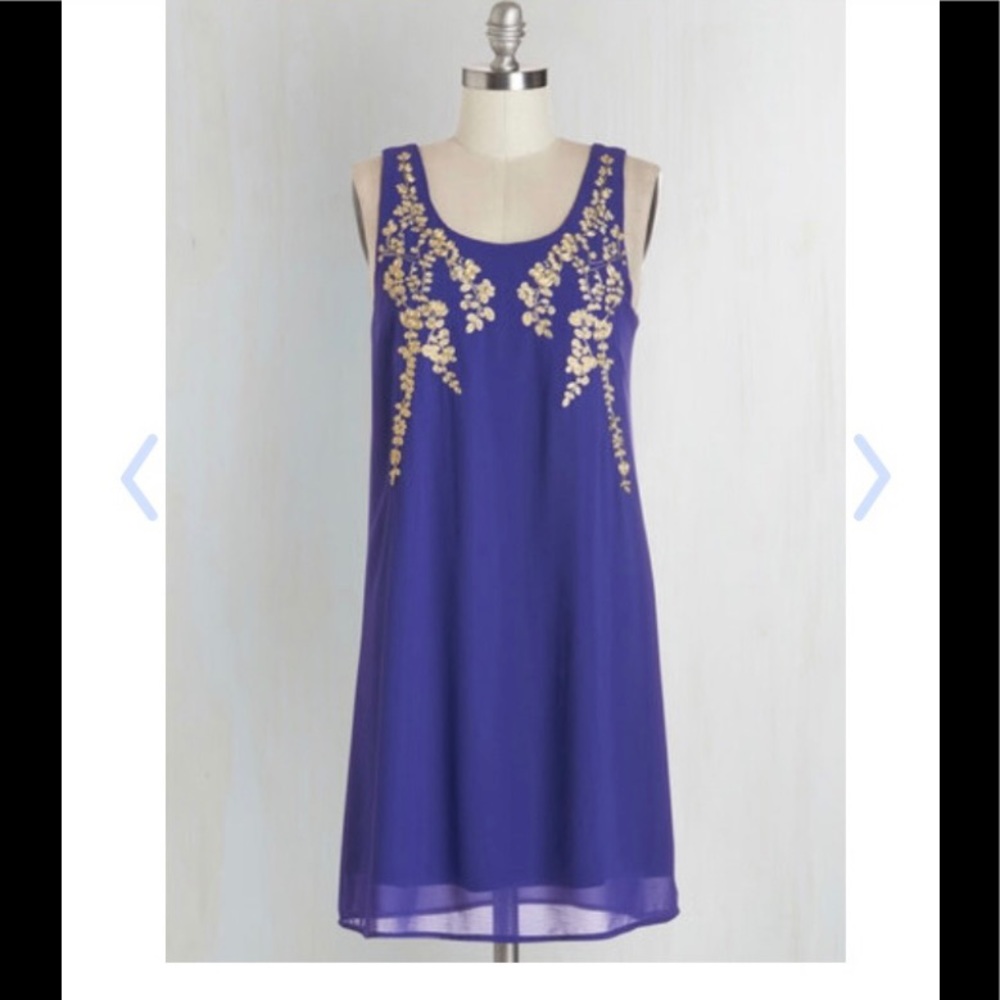 Indigo Shift Dress
